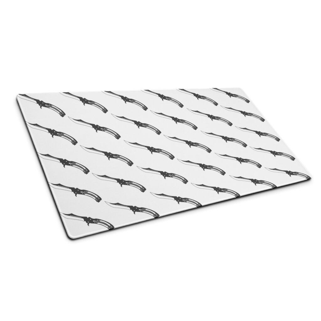 Butterfly Knife mouse pad