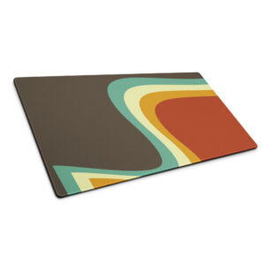 Retro wave mouse pad