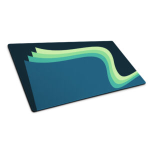 Aqua wave mouse pad