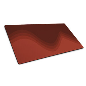 Crimson wave mouse pad