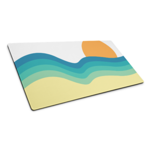 Sunrise beach mouse pad