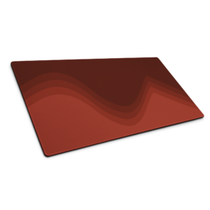 Crimson wave mouse pad
