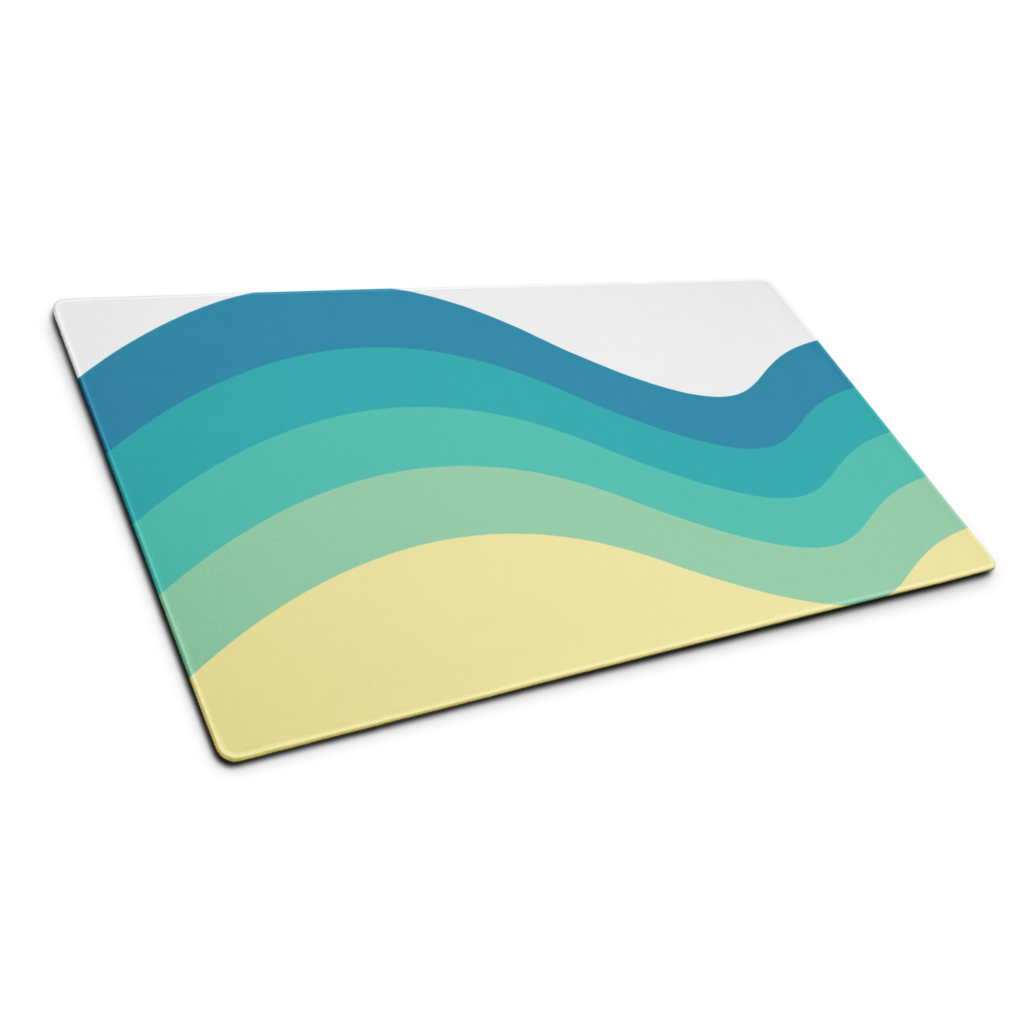 Blue Wave mouse pad